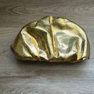 Gold Foil Rebecca Minkoff Clutch